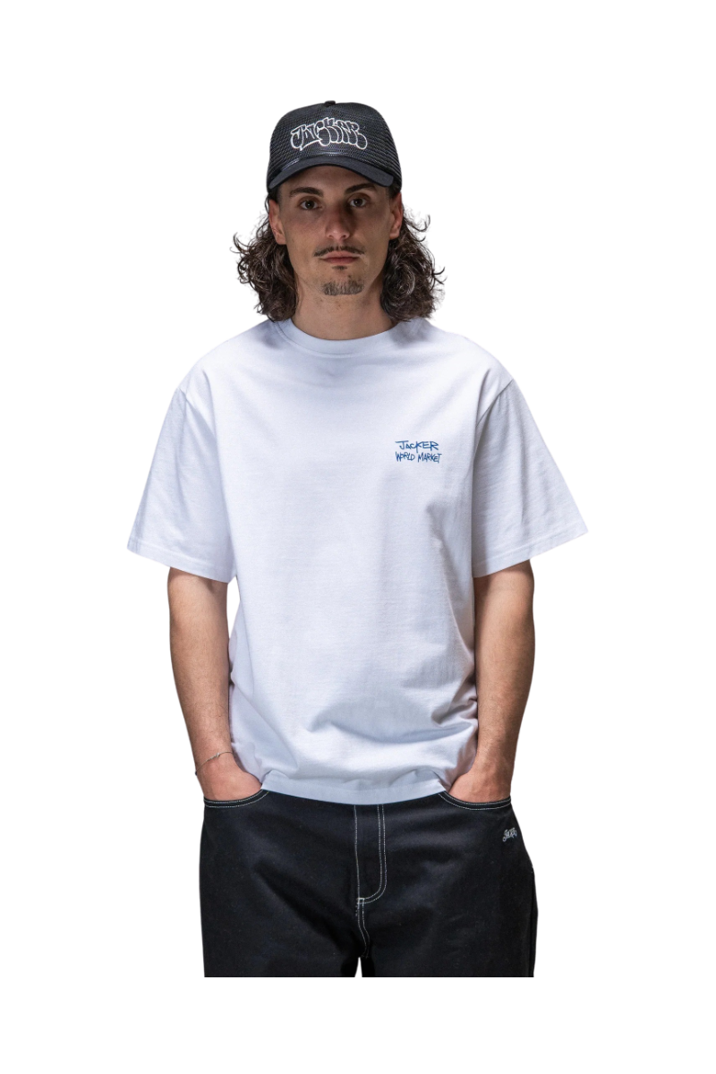 JACKER WORLDWIDE MARKET T-SHIRT White