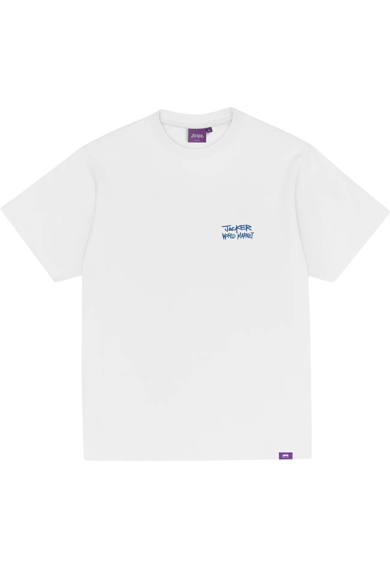 JACKER WORLDWIDE MARKET T-SHIRT White