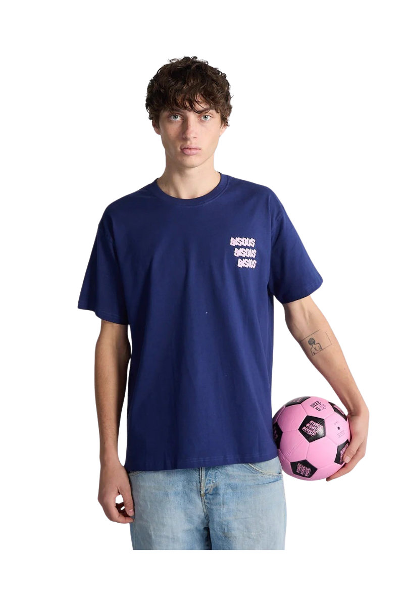 BISOUS SKATEBOARDS X3 T-SHIRT Navy