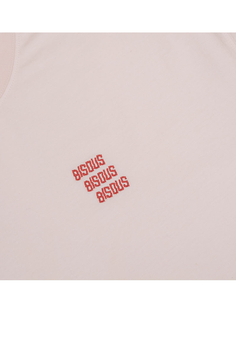 BISOUS SKATEBOARDS T-SHIRT BISOUS X3 Pink