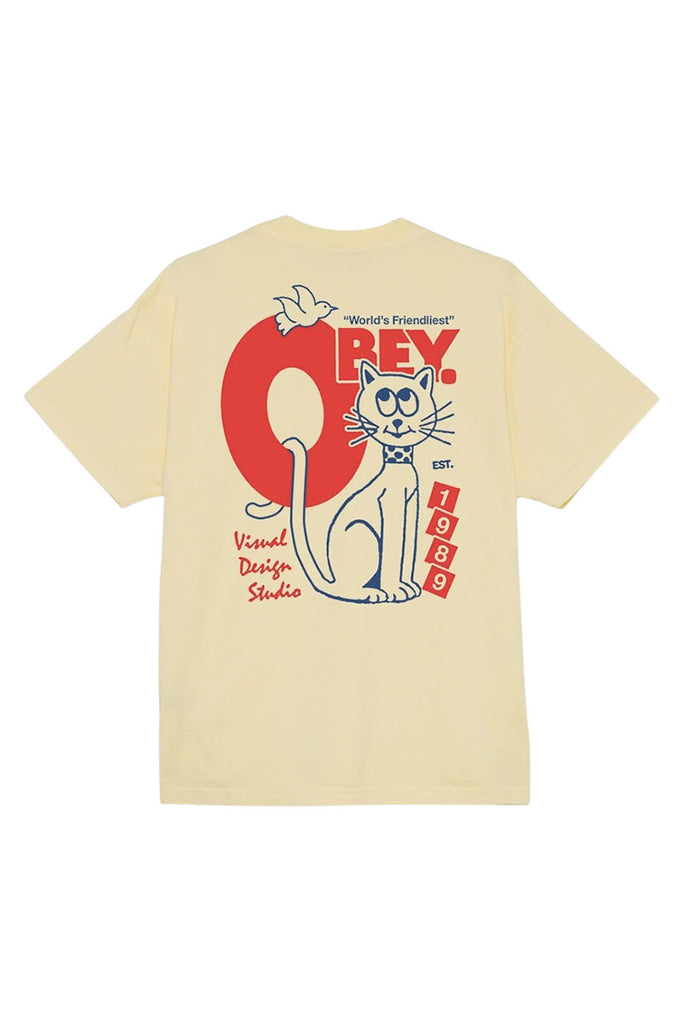 OBEY WORLD’S FRIENDLIEST T-SHIRT Anise Flower