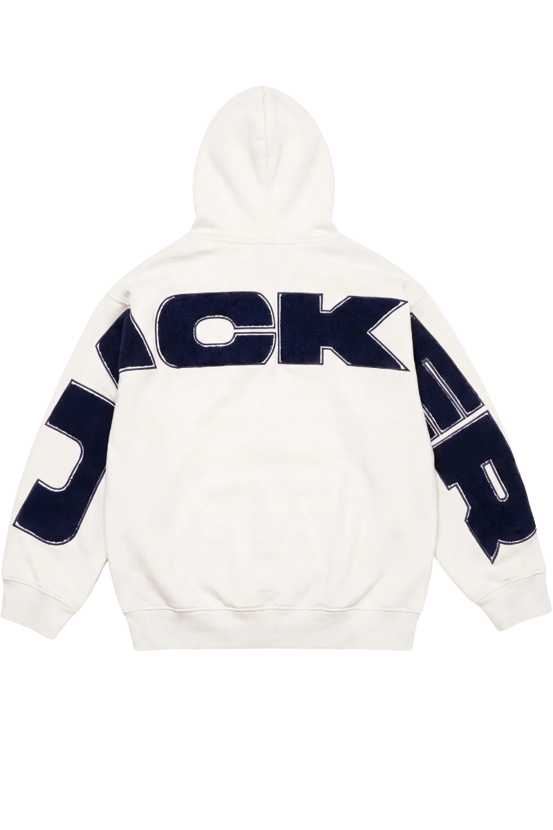 JACKER YETORIUS HOODIE Cream / Navy