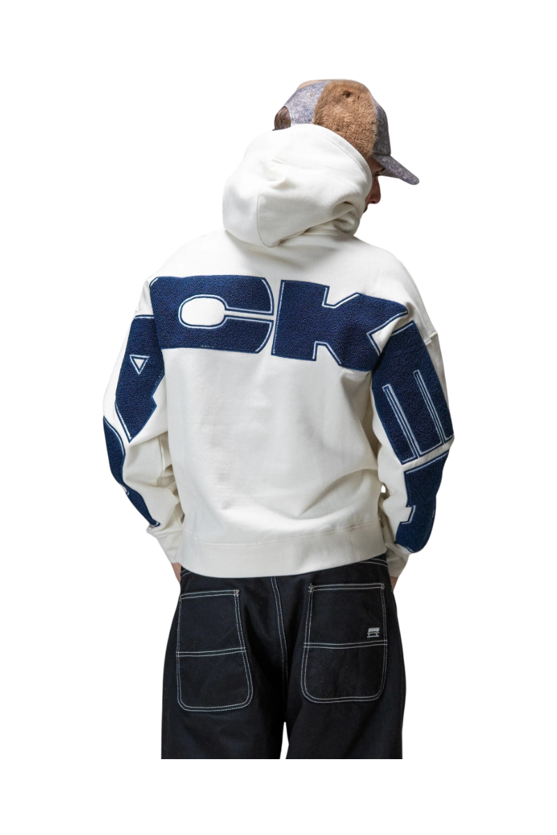 JACKER YETORIUS HOODIE Cream / Navy