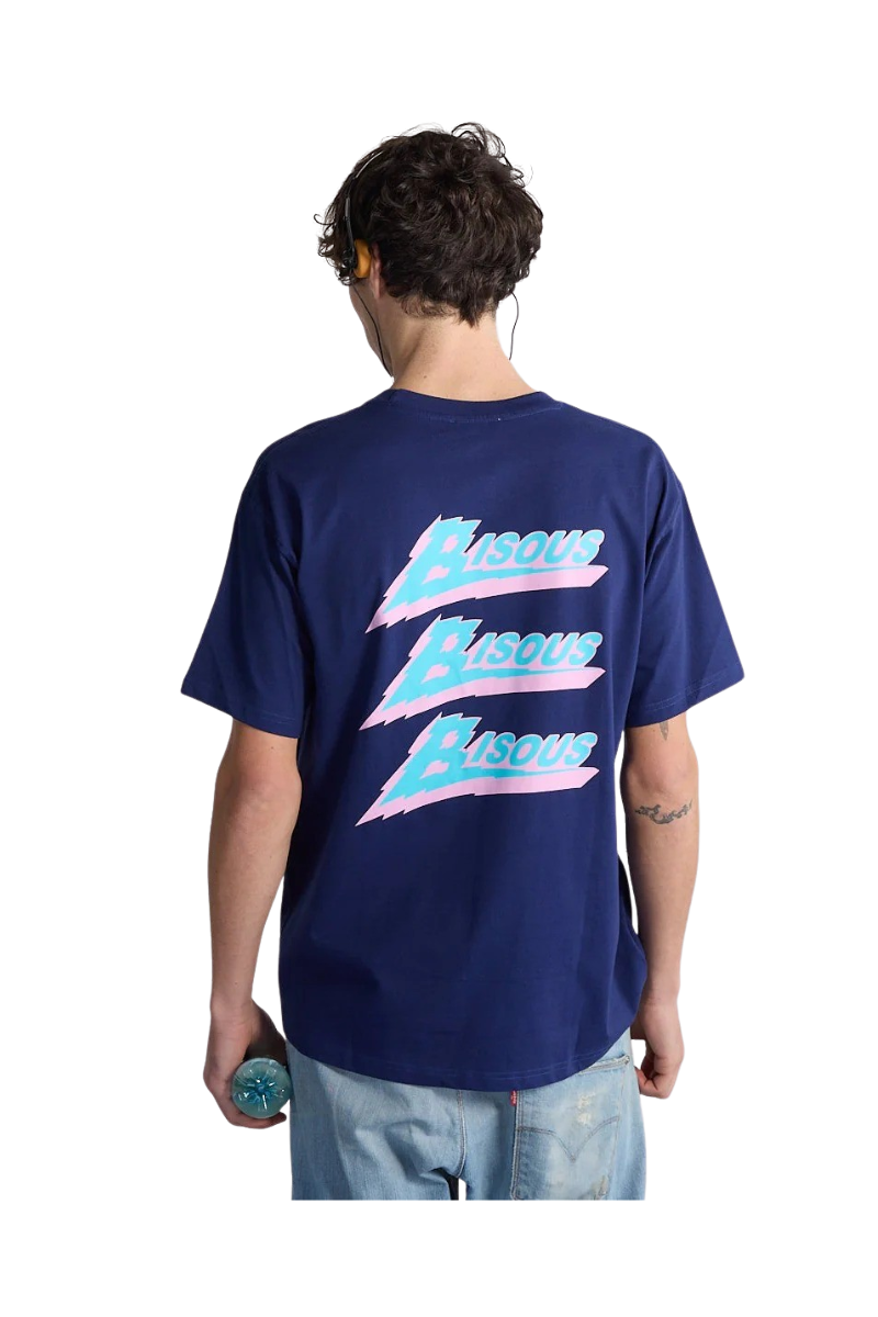 BISOUS SKATEBOARDS ZENITH T-SHIRT Royal Blue