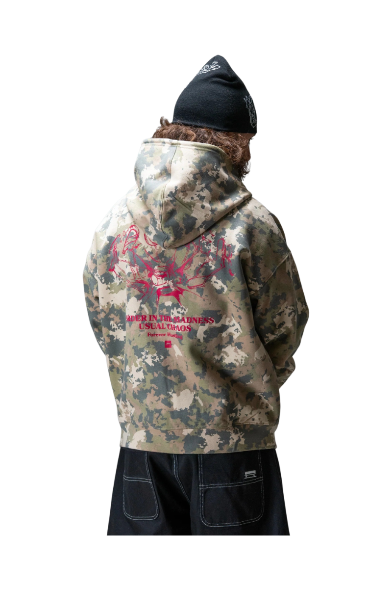 JACKER N°1890 HOODIE ZIP Camo